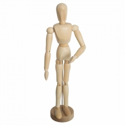 Manekin drewniany postać ludzka 30 cm