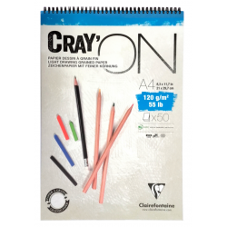 Blok Clairefontaine Cray'On 120g na spirali