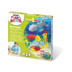 Zestaw modeliny Fimo Kids 4 kolory "Życie oceanu"