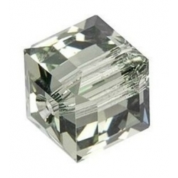 Kryształ Swarovski kostka 8mm 5601 Black Diamond