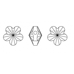 Kryształ Swarovski Flower 8 mm 5744 Jonquil