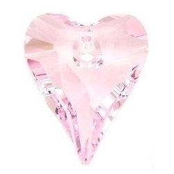 Kryształ Swarovski Wild Heart 17x14mm 6240 Rosaline