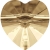 Kryształ Swarovski Serce 10 mm 5742 Golden Shadow