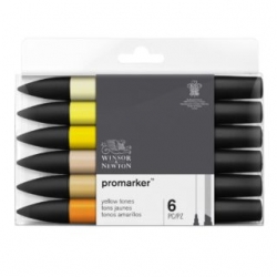 Zestaw ProMarker 6 kolorów - Yellow Tones